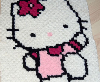 Hello  Kitty – hæklet i C2C