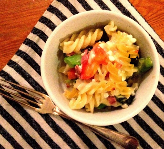 Pasta ala creme m. broccoli