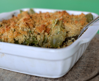 Gratinerede artiskokker – carciofi gratinati