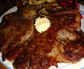 T-bone steak - good old american way