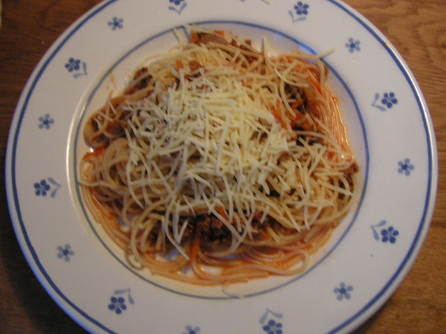 Spaghetti bolognese a la Olga