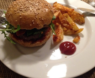 Hjemmelavet burger