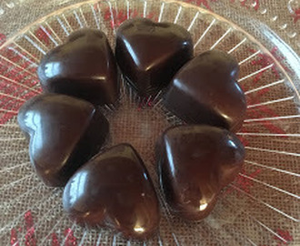 fyldt chokolade med hindbærdrøm