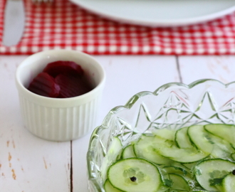 Hjemmelavet agurkesalat