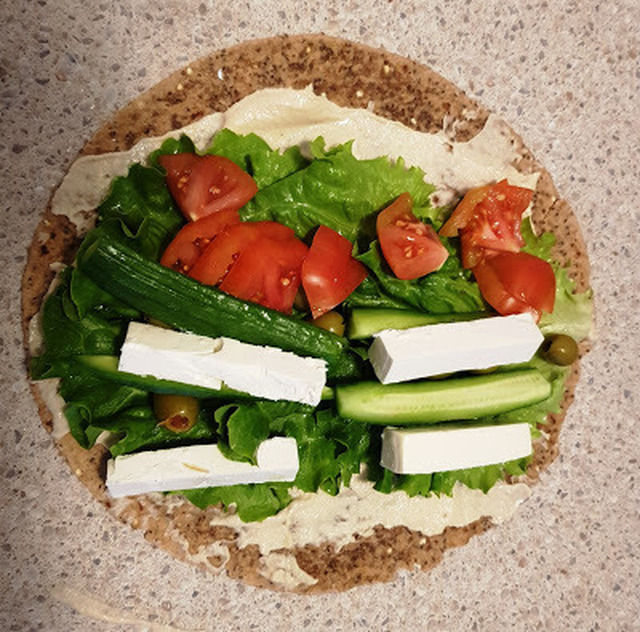Græsk Salat Wrap