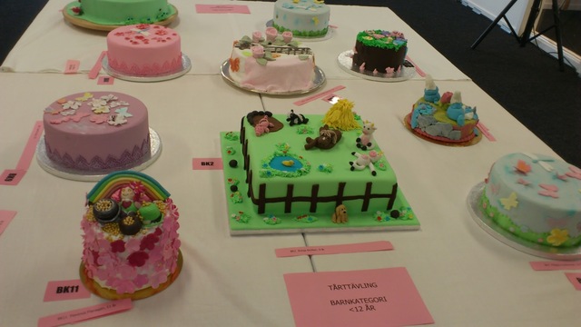 Billeder:  Scandinavian Cake Show 2012; 3-12 årige