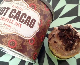 Nemme cupcakes med chokolade og cacao frosting