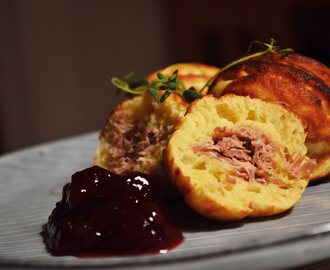 Æbleskiver med confit de canard