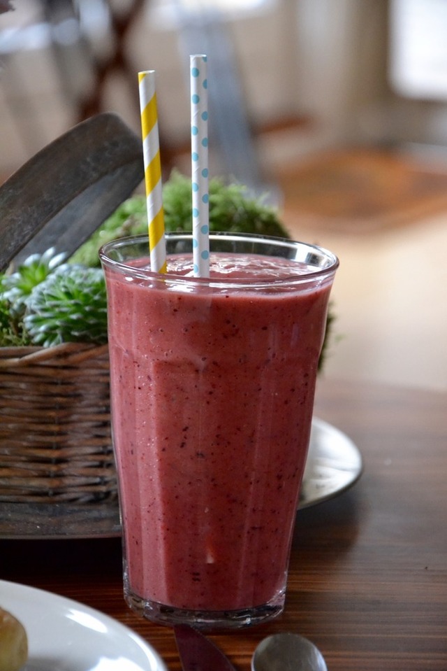 smoothie og lussekatte