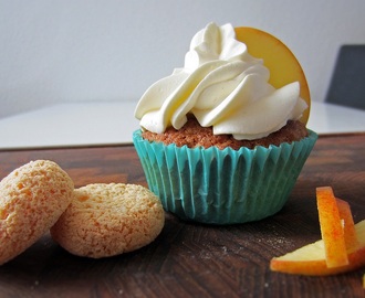 Gammeldags æblekage cupcakes