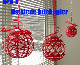 DIY - Hæklede julekugler