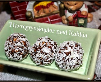 #12. december - havregrynskugler med Kahlúa