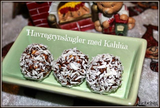 #12. december - havregrynskugler med Kahlúa