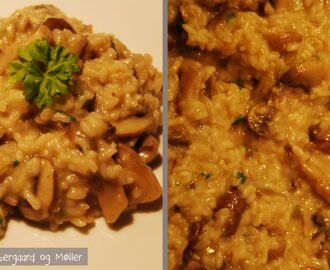 Risotto med svampe og persille