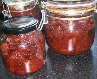 Rabarbermarmelade med chili