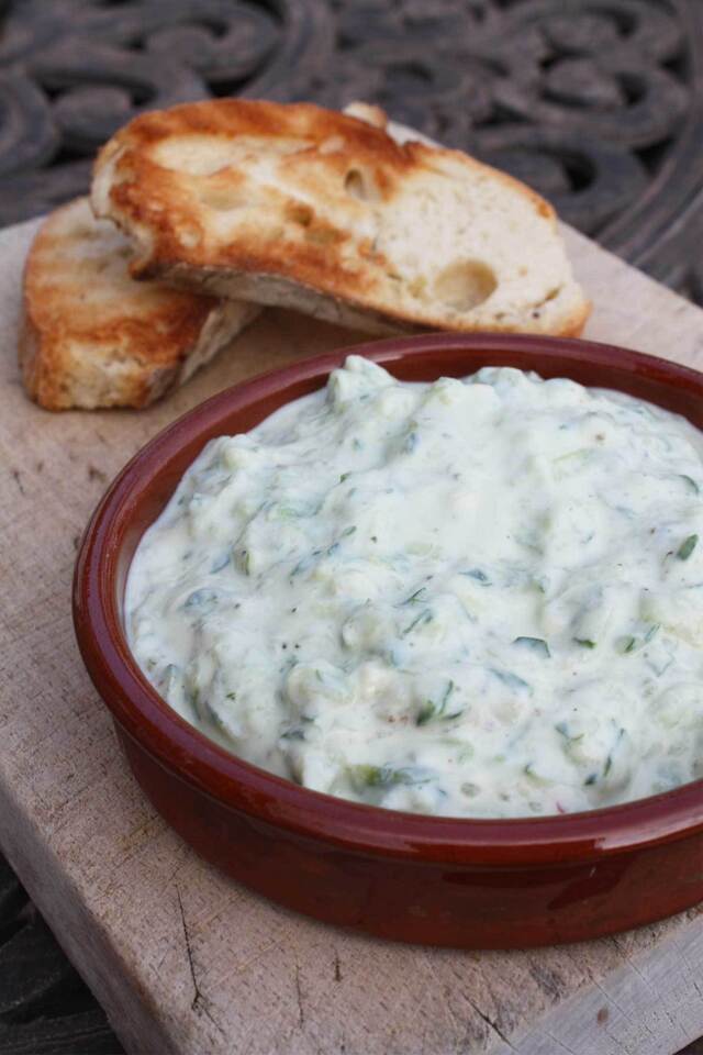 Mælkefri tzatziki