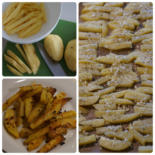Pommes frites med hvidløg og parmesan