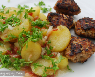 Tysk kartoffelsalat med bacon