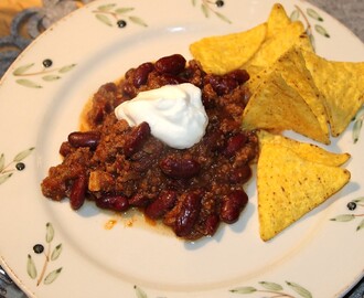 Hurtig chili con carne til en kold dag