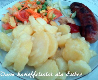 Varm kartoffelsalat ala Esther