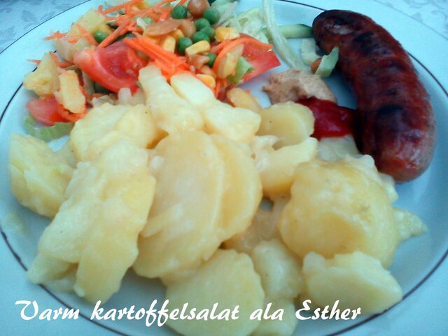 Varm kartoffelsalat ala Esther