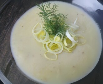 Suppe med porrer og kartofler