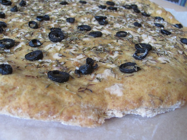 Månedens brød - Fladt brød med timian og oliven