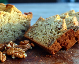 Bananbrød med valnødder