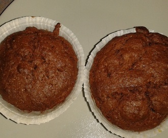 Glutenfrie Kakao Bananmuffins