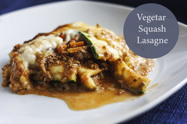 Vegetar squash lasagne