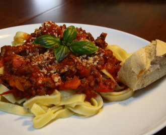 Dagens hurtige: Pasta med kødsovs