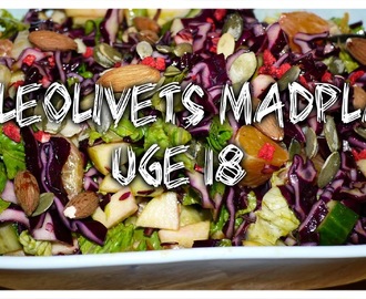 Paleo madplan uge 18