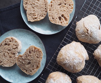 Verdens bedste surdejsboller | Ølandsboller med surdej - det lækreste morgenbrød