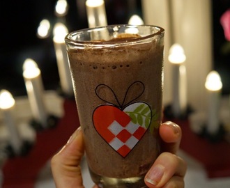 Banana Christmas Milkshake med proteiner - 20 december