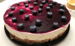 Blåbær cheesecake