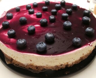 Blåbær cheesecake