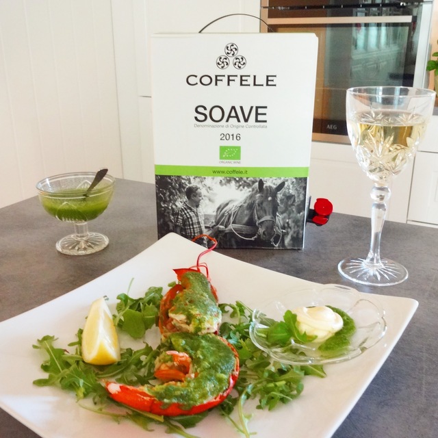 Coffele Soave BiB 2016 ♫♪ Hummer med basilikum !