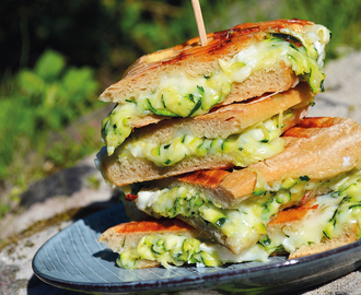 Grilled Zucchini Cheese Sandwich