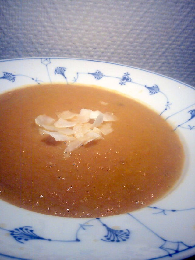 Kokos karry gulerodssuppe