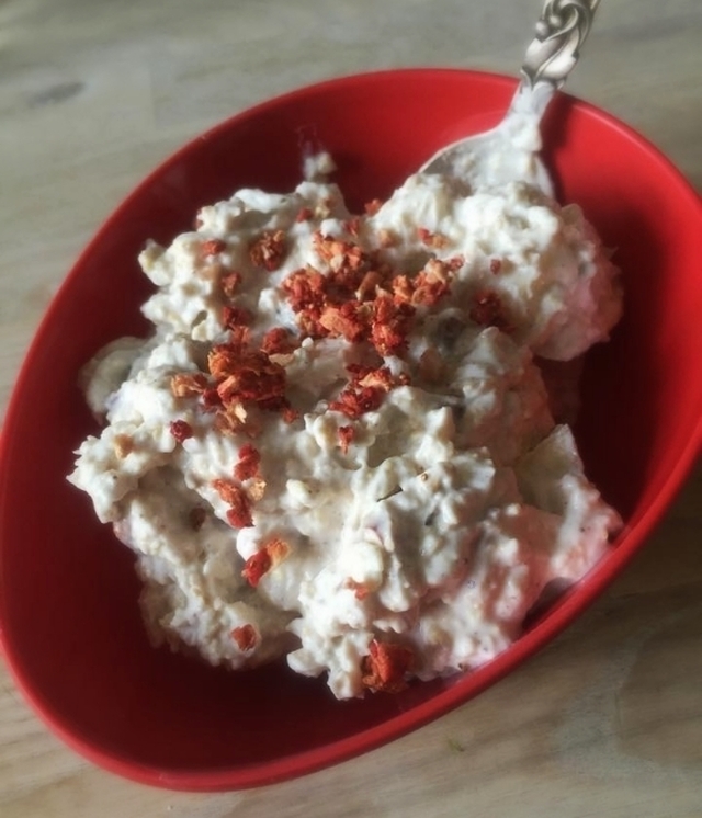 Overnight oats med kanel og æble!