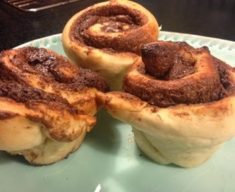 Nutella muffin snegle