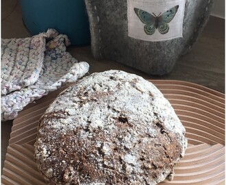 Glutenfri grydebrød med valnødder