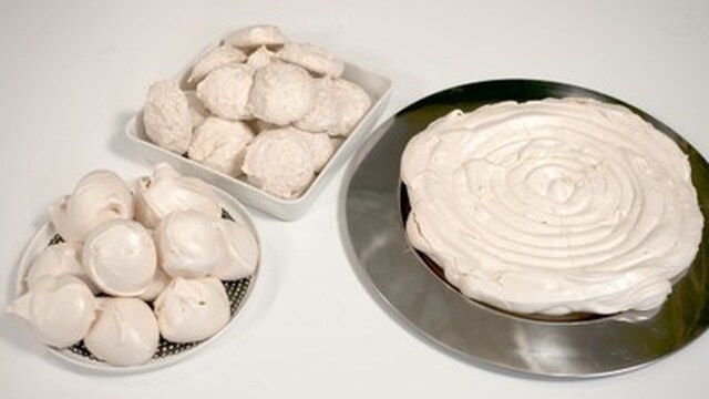 Marengs - bunde - Kyskager - kokostoppe - pavlova