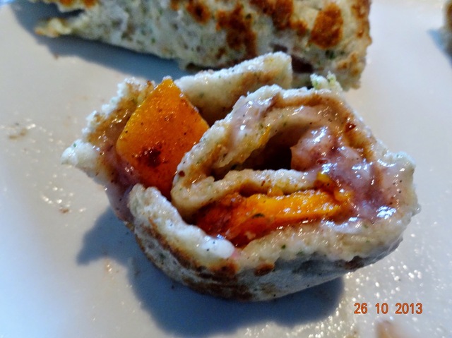 Dessertpandekage med mynte og hjemmelavet "æblekompot" - 8. december
