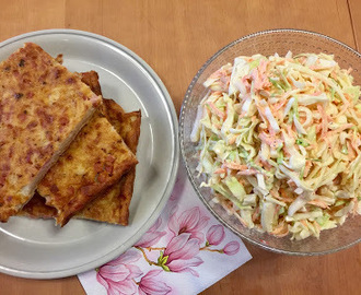 Kunkkupannari ja coleslaw