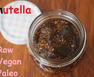 Terveellinen Nutella - Raw, Vegan, Paleo, GlutenFree