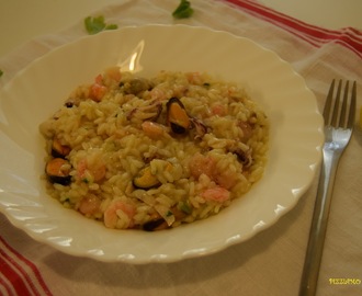 Risotto ai frutti di mare - äyriäisrisotto