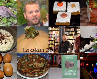 Kuukausikollaasi Lokakuu 2018 - Monthly collage October 2018