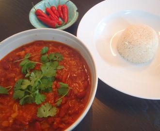 Rajma eli Kidneypapu curry/Rajma, Kidney Bean Curry