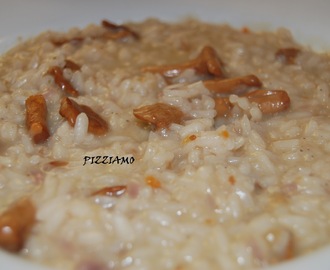 Risotto ai finferli - kantarellirisotto